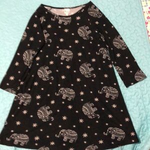 Black Mudd Elephant Dress